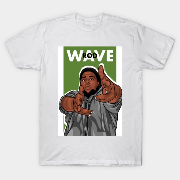 Rod wave T-Shirt by Rekayasabumi